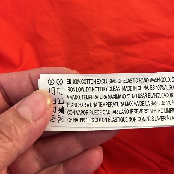 Forever 21 Orange Off The Shoulder Boho Cropped Summer Top Size Small - Picture 5 of 5